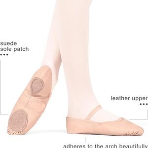 Theatricals NEW pink ballet 🩰 shoes sz 8 split sole leather